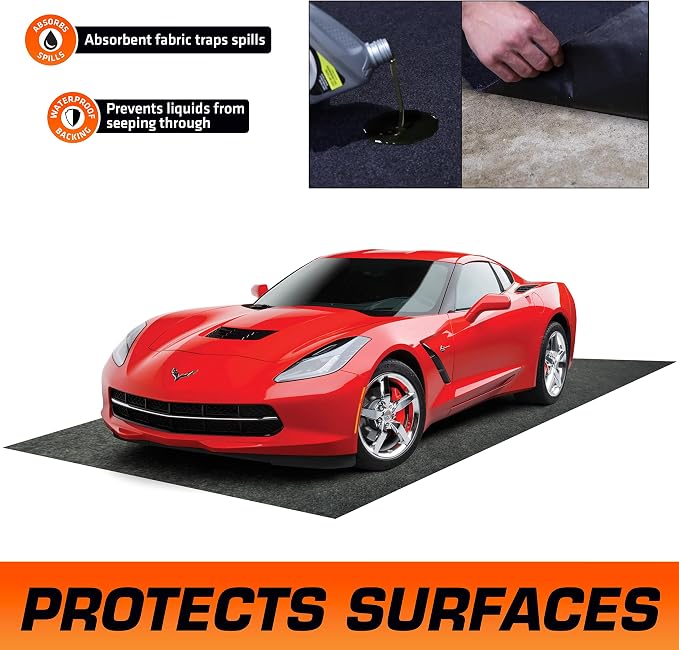 Armor All Original XL Garage Floor Mat, Protects Surfaces, Transforms Garage - Image 3