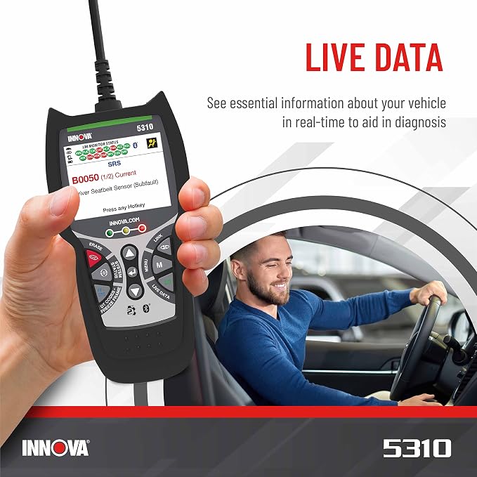 Innova 5310 OBD2 Scanner for ABS & Airbag - Image 7