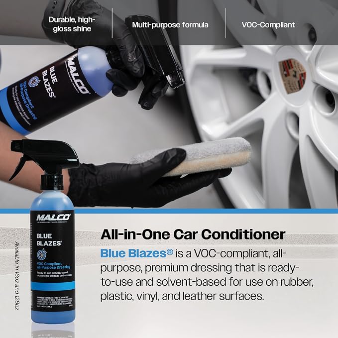Malco Blue Blazes VOC Compliant All-In-One Car Conditioner – Protects & - Image 5