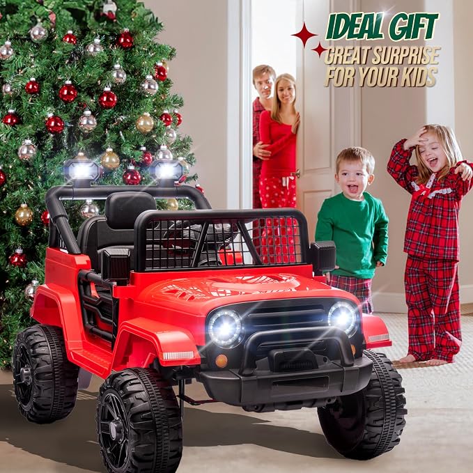 JOYMOR 12V Kids Ride on Truck - Image 8