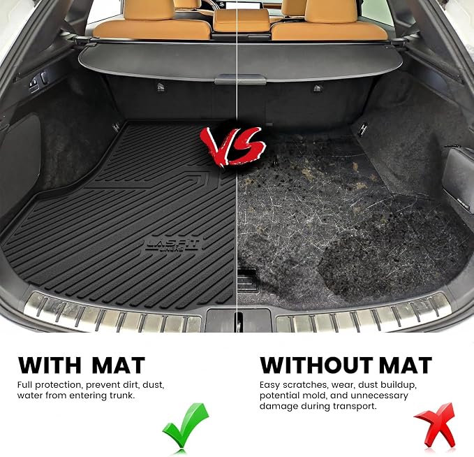LASFIT Trunk Mat for Lexus RX/RX350/RX350h/RX500h 2025 2024 2023, All Weather - Image 6