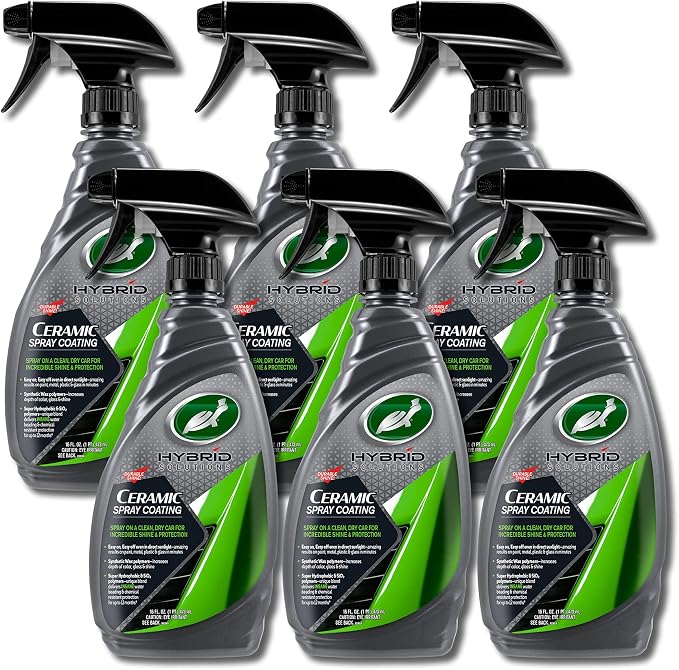 Turtle Wax 53409-6PK Hybrid Solutions Ceramic Spray Coating, Incredible Shine by TurtleWax