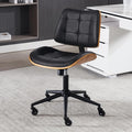 Home Office Desk Chair with Wheels, Adjustable Height Armless Office Chair by BERYTH