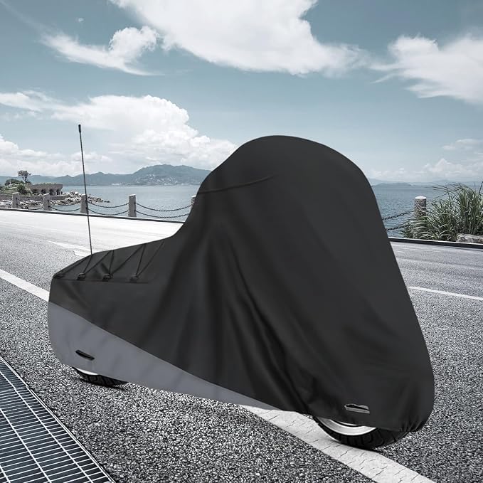 XYZCTEM Motorcycle Cover for Touring Models Harley Davidson Road King Road - Image 8