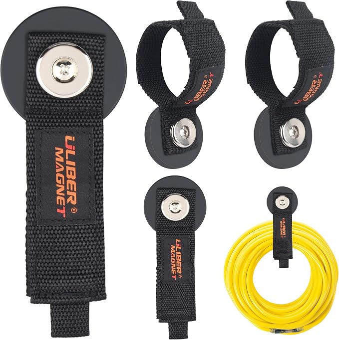 ULIBERMAGNET Strong Magnetic Storage Hooks, Heavy Duty Magnetic Garage Storage by ULIBERMAGNET