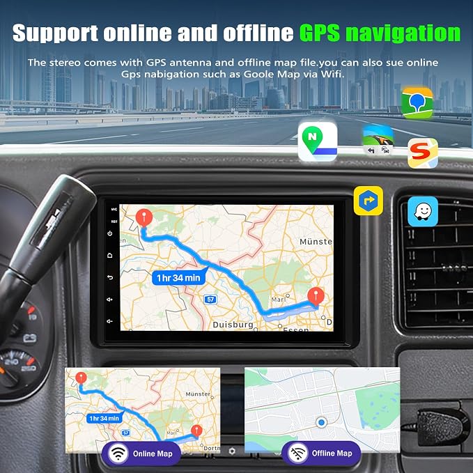 Car Radio for 2003 2004 2005 2006 Chevy Silverado 1500/2500/3500, GMC Sierra - Image 6