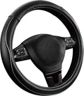 Skechers Memory Foam Steering Wheel Cover, Piping Microfiber Leather Steering by Skechers