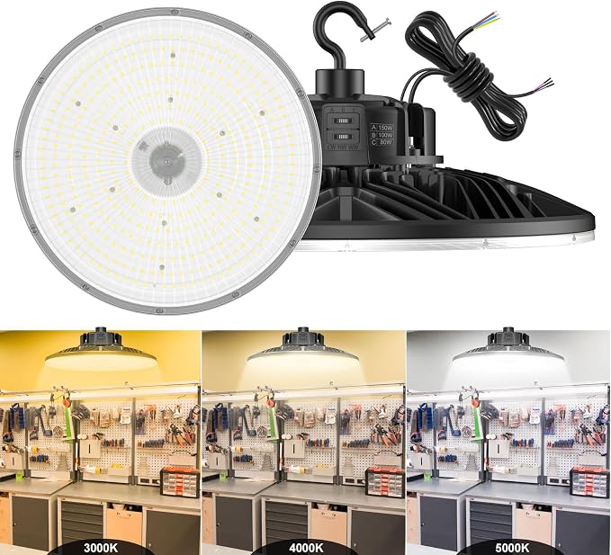 UFO LED Low Bay Light 4000K 80W 100W 150W 21, 000Lumen 3000K Highbay UFO Lights by BBESTLED