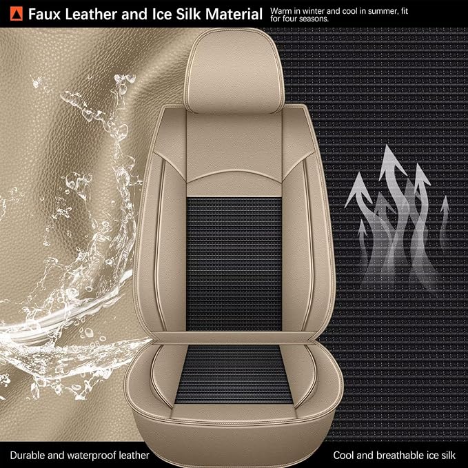 Seat Covers Fit for Toyota Camry 2012-2023 2024 2025: Car Seat Covers Full Set - Image 6
