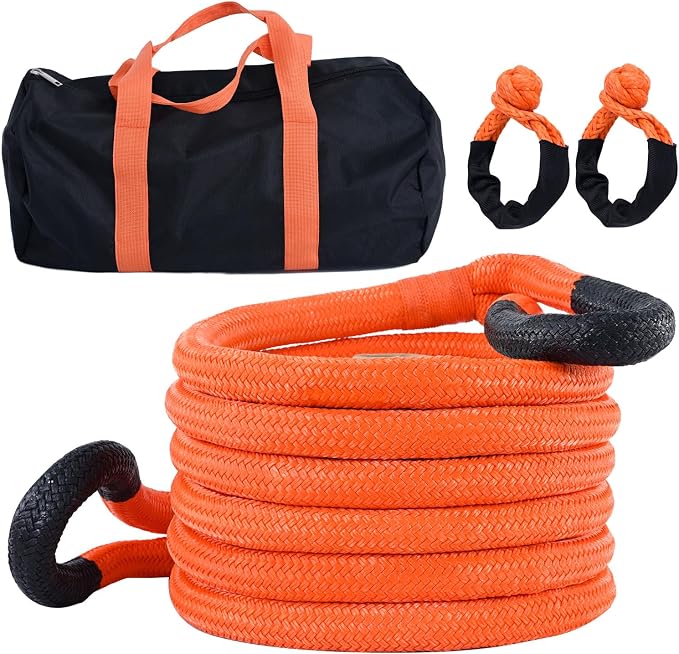 Kinetic Recovery Tow Rope, 48000LBS Snatch Strap by LZMZXU