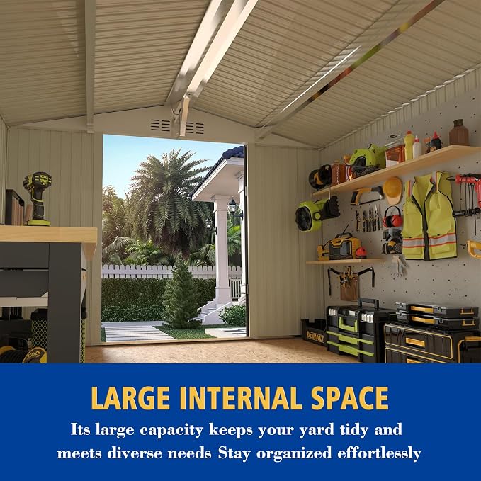 10x8 FT Outdoor Storage Shed - Image 6