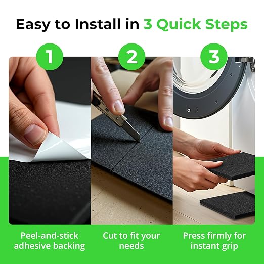 XCEL Anti Vibration Pads Furniture Pads Self Stick Versatile Adhesive Foam - Image 6