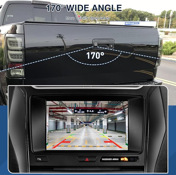 Rear View Backup Camera Fit for Toyota Tundra 2007-2013, Reversing Parking - Image 4