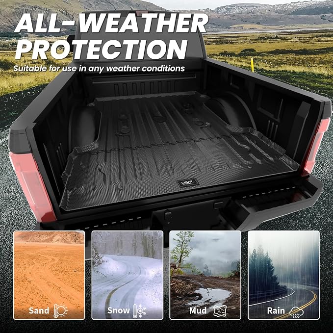 LASFIT Bed Mat 6.75ft for Ford F250 F350 F450 2017-2026 Super Duty 81.9" Truck - Image 5