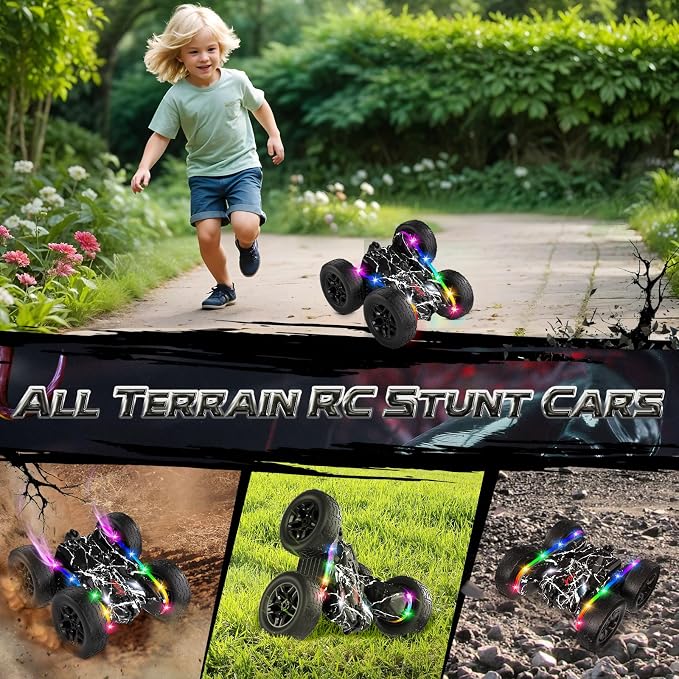Rc Cars Toys for Boys Remote Control Car 2.4 GHz Black Toys for Ages 5-7 Kids - Image 5