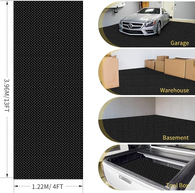 Premium Garage Floor Mat, Commercial Grade Heavy Duty Parking Mat - Image 4