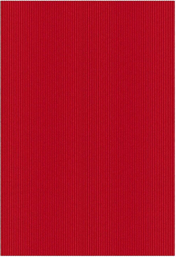 Ottomanson 6'6" x 8' Mud Mat Area Rug Scraper Carpet - Image 8