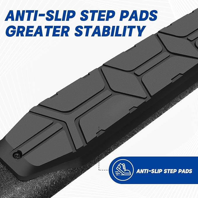 4.3 Inches Oval Tube Bar Running Boards Compatible - Image 7