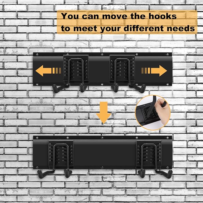 Garage Tool Organizer and Hanging Storage Rack, Heavy Duty Hooks - Image 5