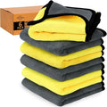Microfiber Towels for Cars 6 Pack, Car Drying Towels for Wash, Soft and by Monohomi