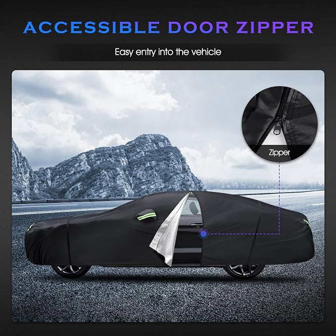 Car Cover Custom Fit for Dodge Challenger 2008-2023, 6 Layers Truck Cover - Image 5