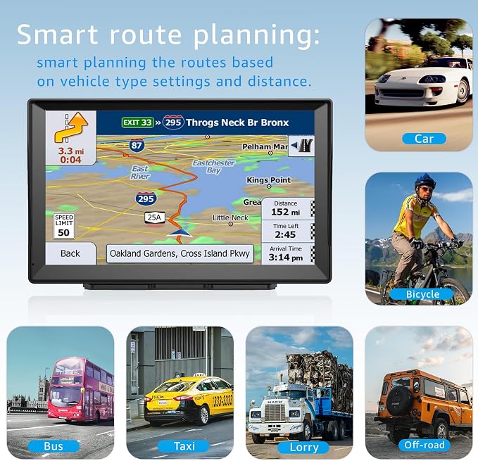 7-Inch GPS Navigator for Car Truck RV, 2025 Offline Maps - Image 6
