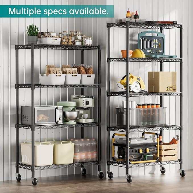 SINGAYE Garage Heavy Duty Shelving Unit Kitchen Pantry Close Home Organizers - Image 7