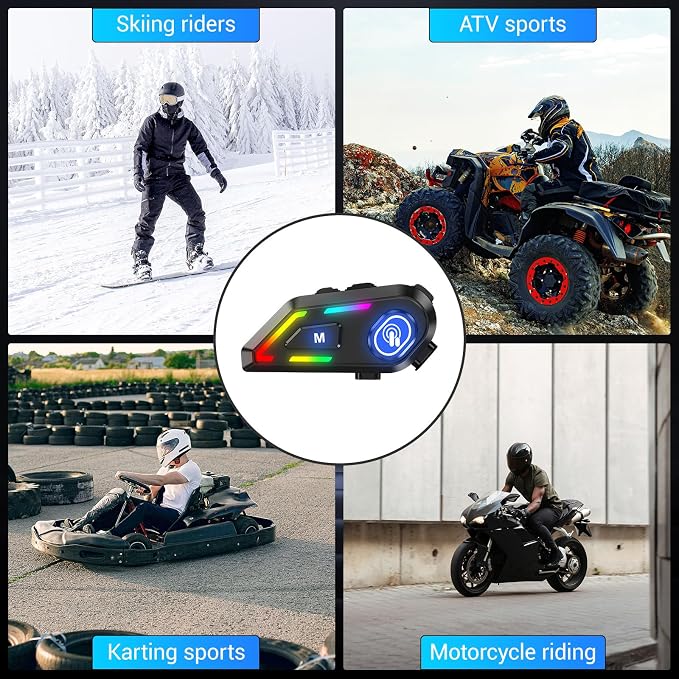 Motorcycle Helmet Bluetooth, Helmet Speakers - Image 7