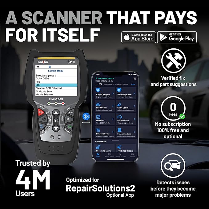 Innova 5410 All-System OBD2 Scanner Diagnostic Tool - Image 4