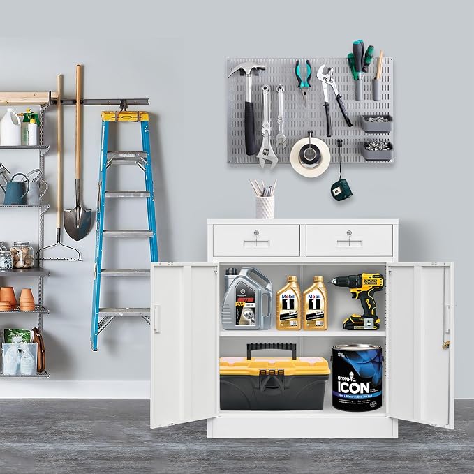 Metal Storage Cabinet, Locking Storage Cabinet - Image 5