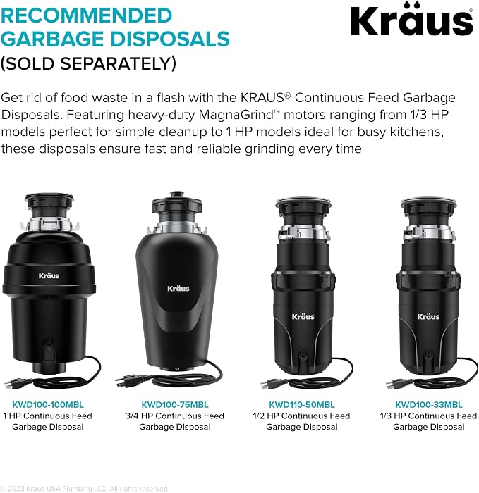 KRAUS Kore 23-Inch Undermount Workstation Single Bowl 16 Gauge Deep Laundry - Image 12