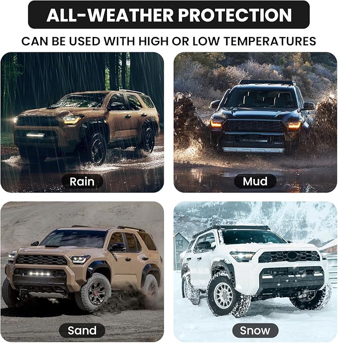 Floor Mats for 4Runner 2025, All Weather Floor Mats Floor Liners Compatible - Image 7