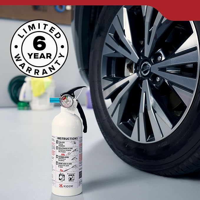 Kidde Fire Extinguisher for Vehicles, Single-Use 5BC - Image 13