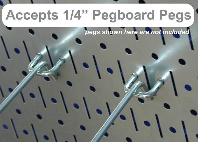 Wall Control Metal Pegboard Organizer Utility Tool Storage and Garage Pegboard - Image 3