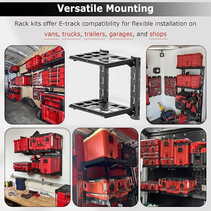 Upgraded Carbon Steel 2-Shelf Racking Kit, 48-22-8480 Compatible - Image 6