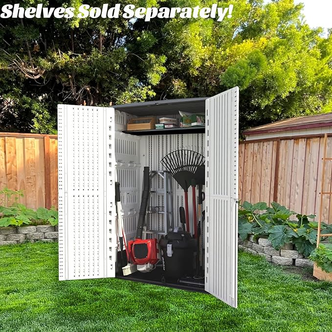 ADDOK Vertical Outdoor Storage Shed - Image 5