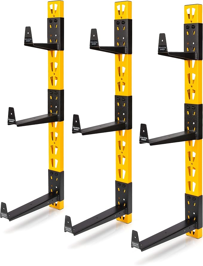 DEWALT 3-Piece Wall Mount Cantilever Wood and Lumber Storage Rack by DEWALT