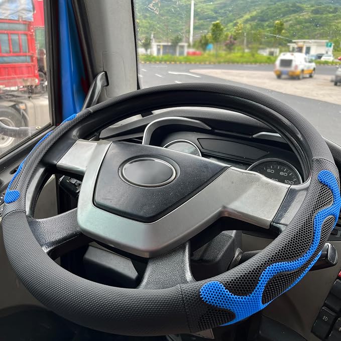 PINCTROT XL Size 17.5-18 Inch Comfy Grip Steering Wheel Cover by PINCTROT