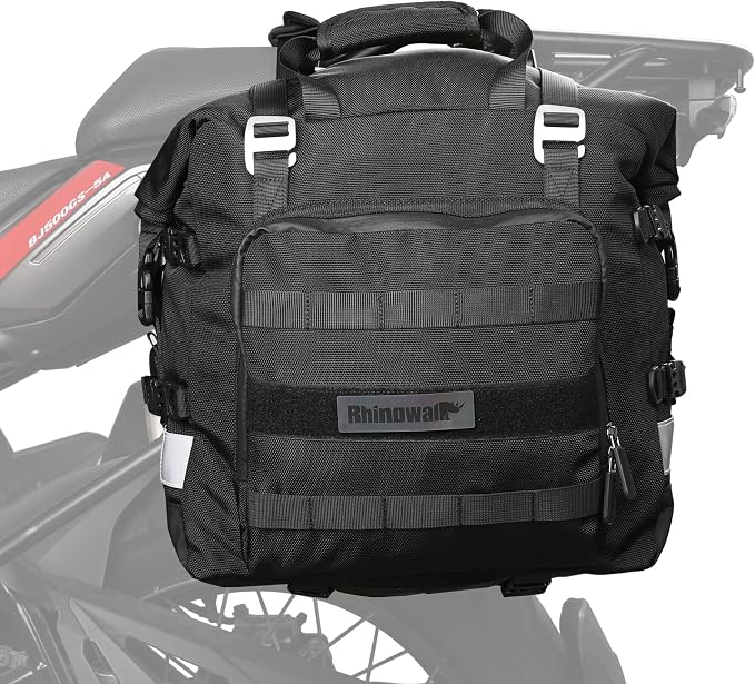 Rhinowalk Waterproof Motorcycle Saddlebags Luggage Bags 20L Quick Release by Rhinowalk