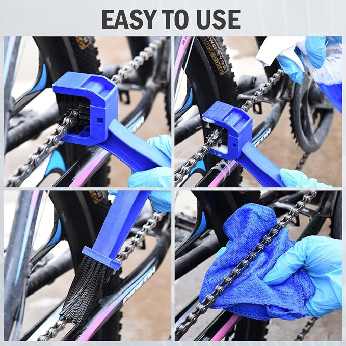 Bike or Motorcycle Chain Washer, Cleaning Brush 2 Pcs - Image 7