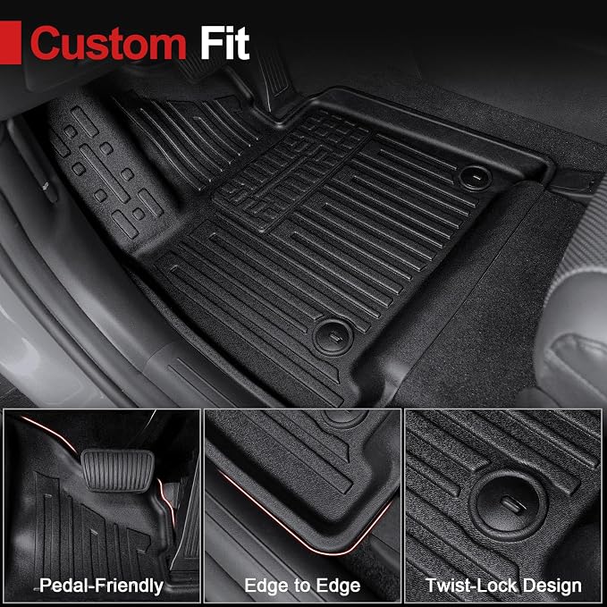 Floor Mats for 2025 Hyundai Santa Fe, All Weather TPE Cargo Mat - Image 3