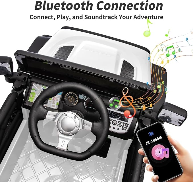 12V Kids Ride on Car Truck, Kids Electric Vehicles Car Ride on Toy - Image 7