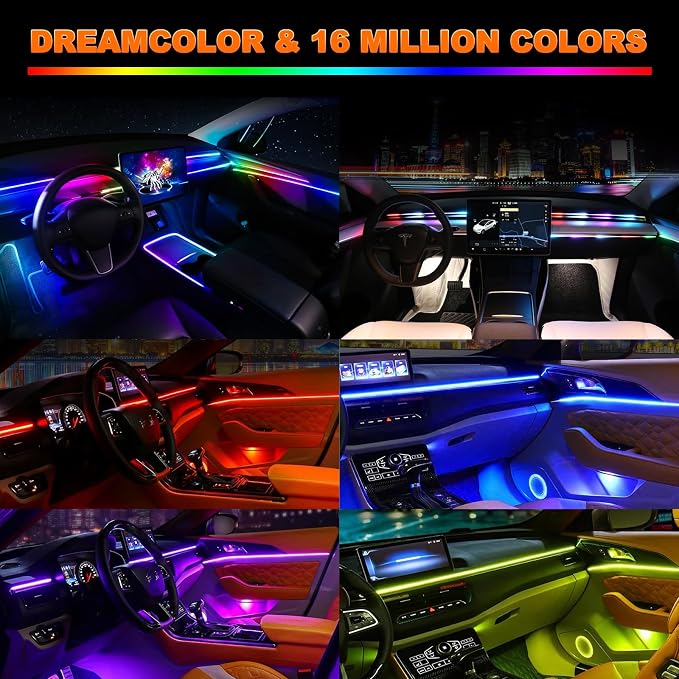 Interior Car LED Strip Lights, Acrylic LED Lights - Image 4