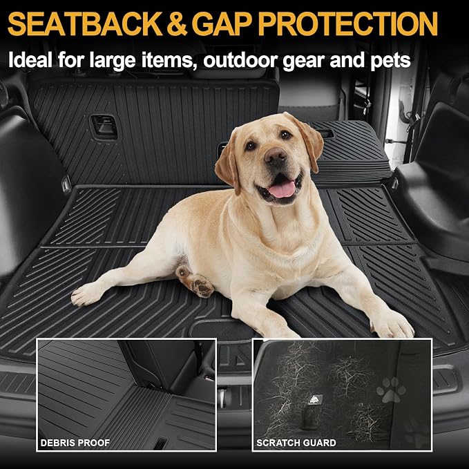 Floor Mats Set for 2022-2025 Jeep Grand Cherokee Accessories, Full Coverage All - Image 7