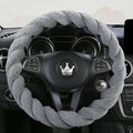 Luxury Fluffy Winter Car Steering Wheel Cover by HighnessHwoo