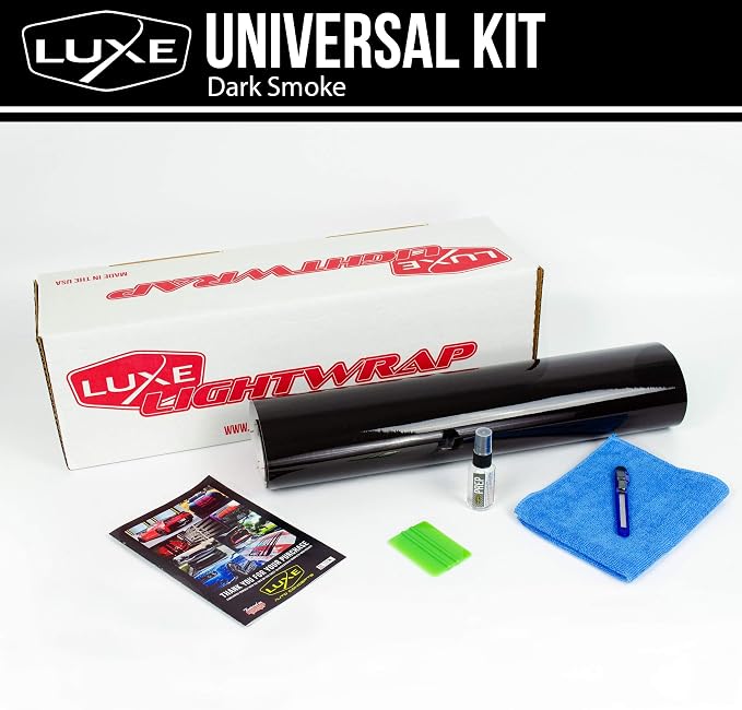 Luxe LightWrap Dark Smoke Universal Headlight Tint Light Tail Kit - Image 3