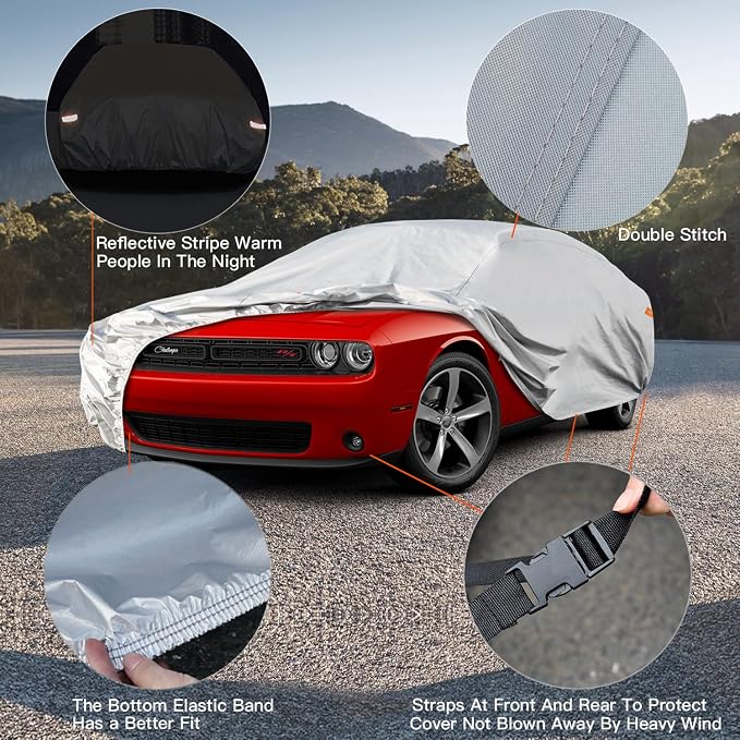 Kayme Car Cover Waterproof All Weather - Image 3