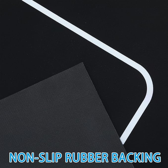 Motorcycle Mat 78 x 31 Inch Garage Floor Rug Washable Parking Mats - Image 5