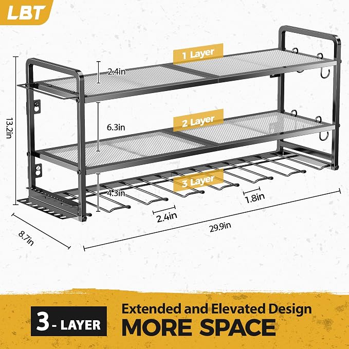 LBT Power Tool Organizer Wall Mount - Image 2