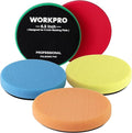 WORKPRO 6.5 Inch Buffing Sponge Pads, Cutting Polishing Pad Kit by WORKPRO